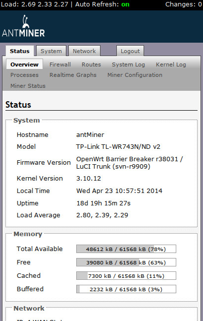 antminer uptime antminer uptime