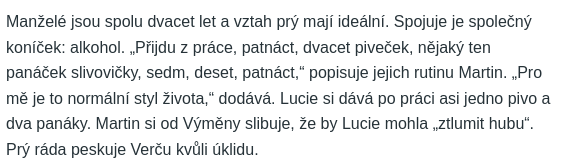 chlastá celý česko aneb tuzemský alkoholismus