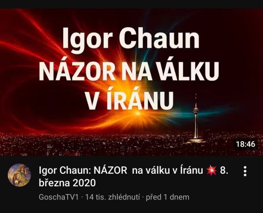 igor má názor